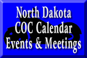 COC North Dakota scheduled events.